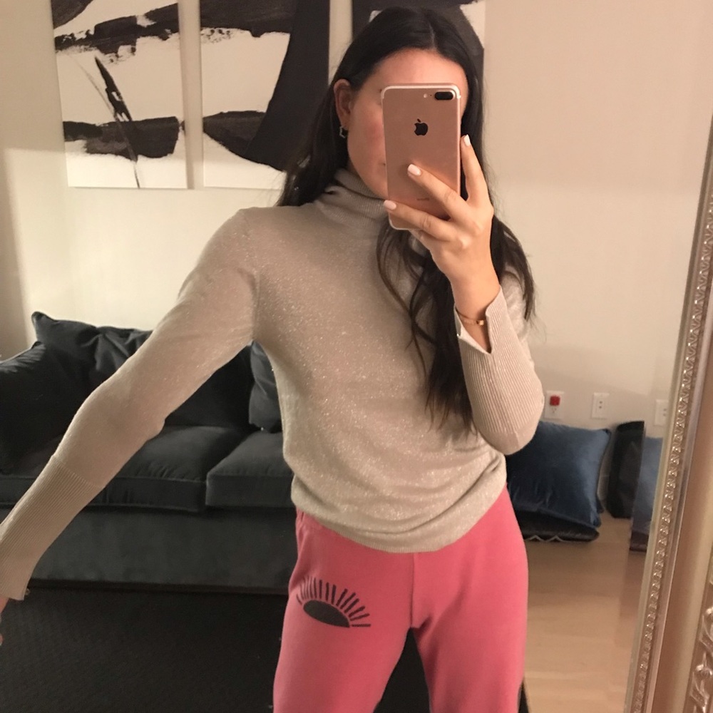 ASOS sparkly turtleneck